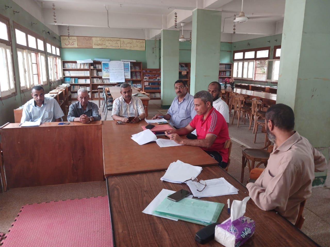 محطة الجمعيات العمومية لانتخاب مجلس جديد تصل لمركز شباب الحواتكة بمنفلوط