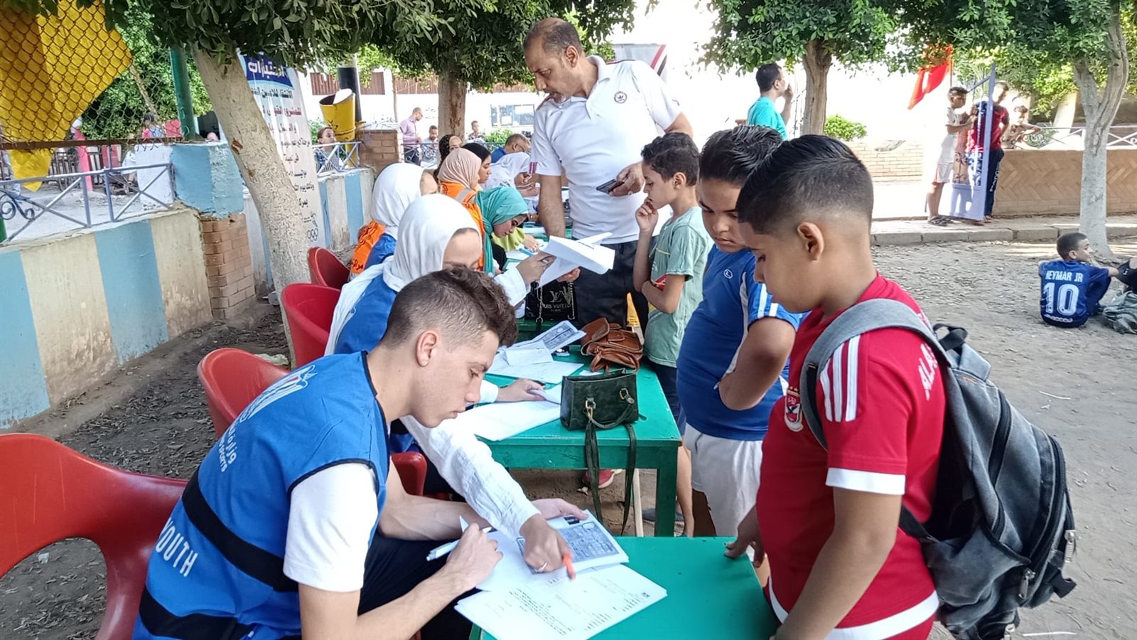 اختبارات انتقاء المواهب بالمشروع القومي للموهبه والبطل الاولمبي في لعبه المصارعة باسيوط