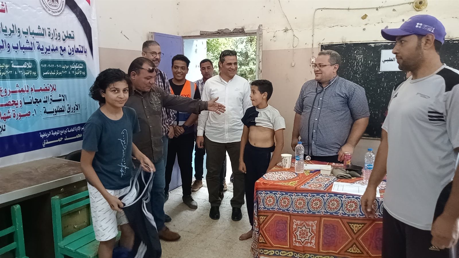 اختبارات انتقاء المواهب بالمشروع القومي للموهبه والبطل الاولمبي في لعبه المصارعة باسيوط