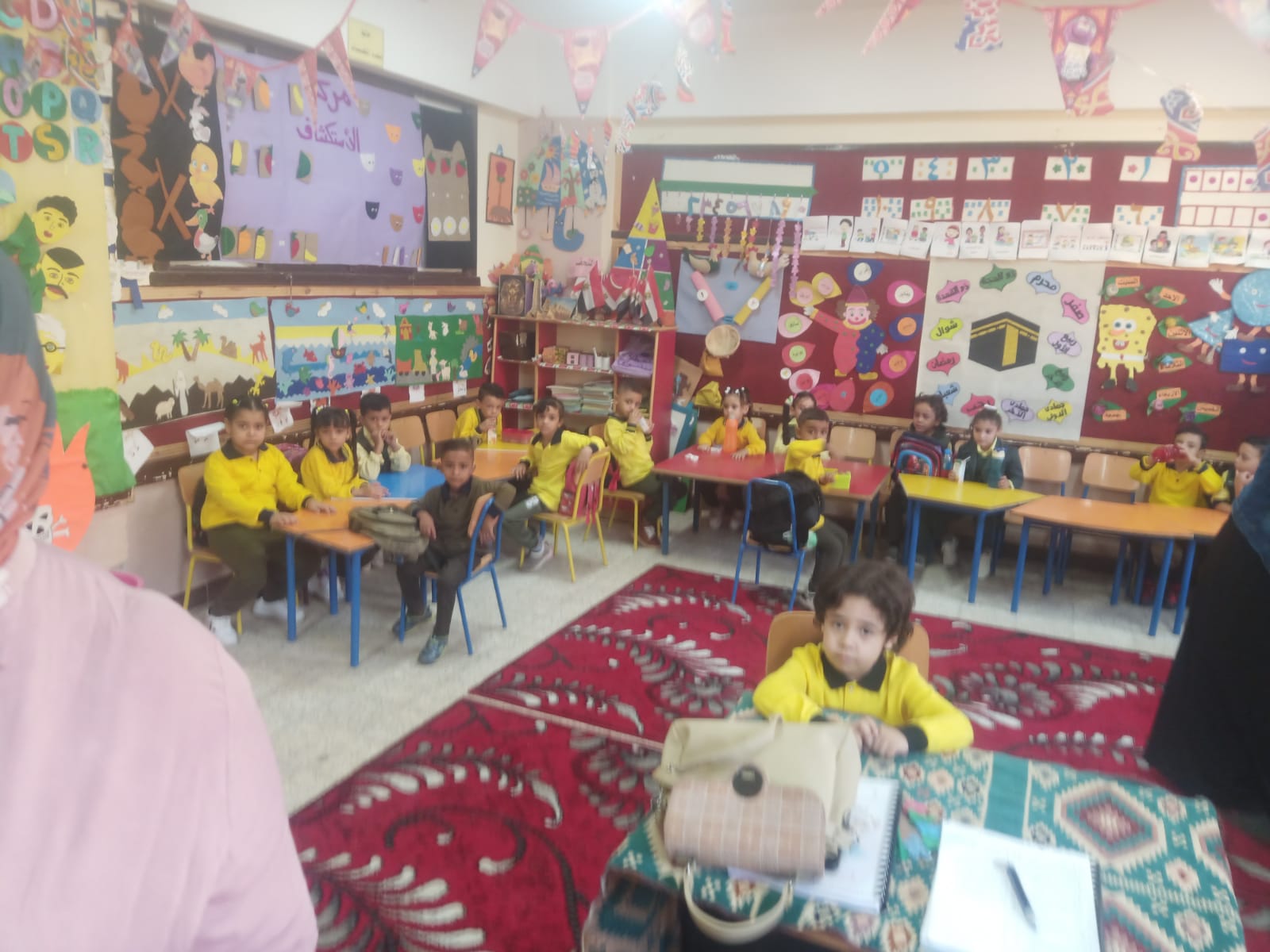 جانب من طلاب رياض الأطفال باسيوط