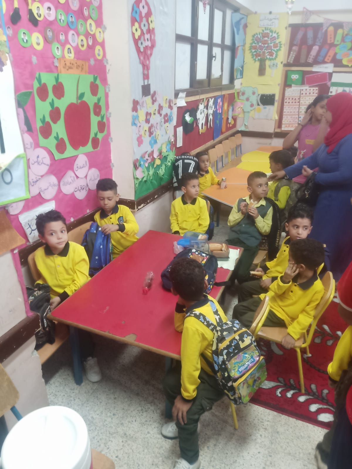 جانب من طلاب رياض الأطفال باسيوط