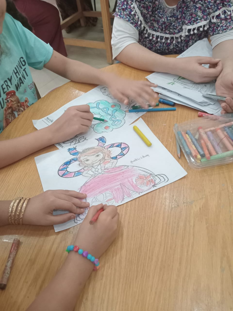مكتبة آل عابدين بموشا تعقد ورشة فنية للأطفال احتفالا بالمولد النبوي الشريف 