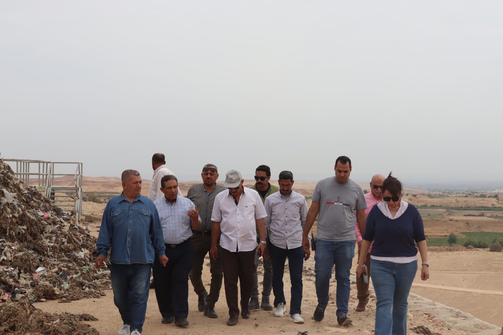 رئيس مياه أسيوط يتابع الاعمال النهائية لمحطة معالجة القوصية تمهيدا لاستلامها النهائي