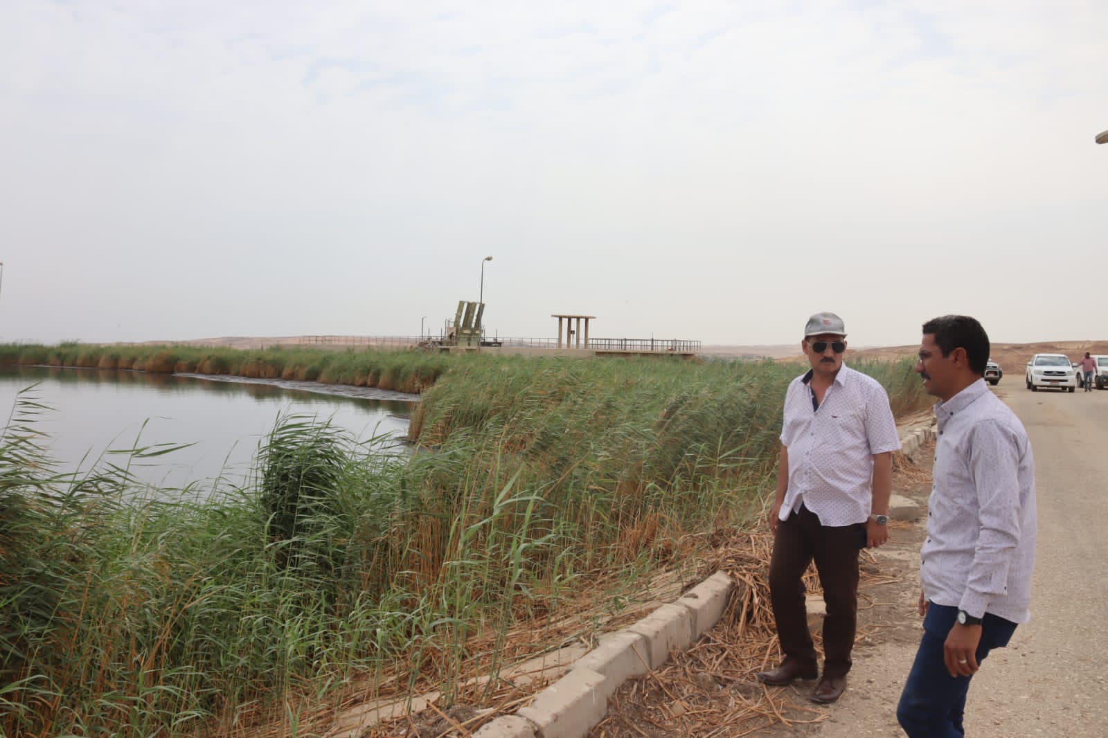 رئيس مياه أسيوط يتابع الاعمال النهائية لمحطة معالجة القوصية تمهيدا لاستلامها النهائي