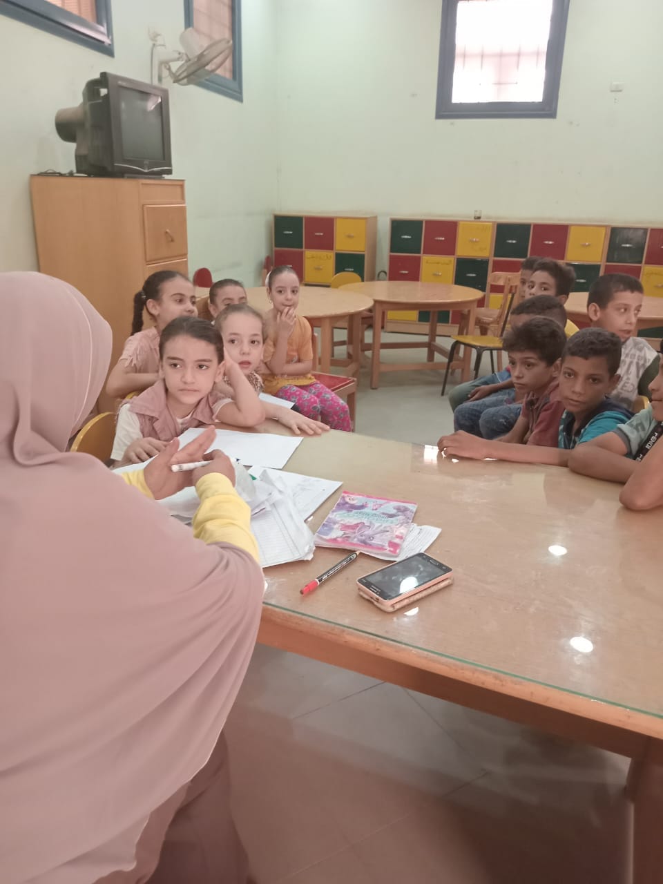 مسابقات ثقافية للأطفال بمكتبة آل عابدين بموشا