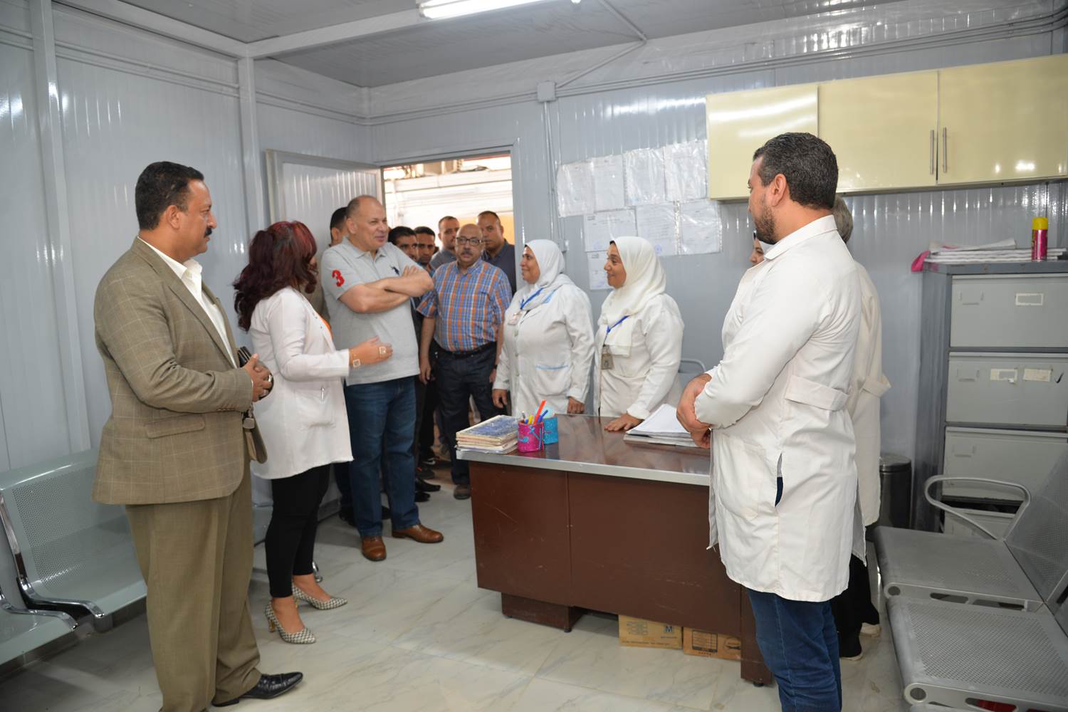 محافظ أسيوط يتفقد أقسام مستشفى الرمد لمتابعة الخدمات