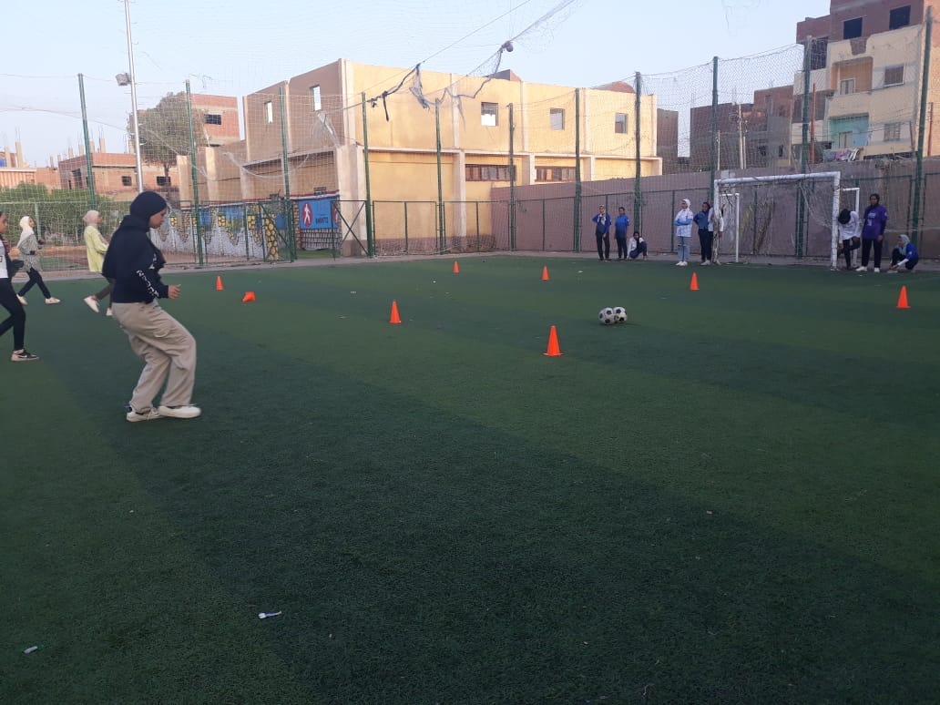 تدريبات المشروع القومى للكرة النسائية