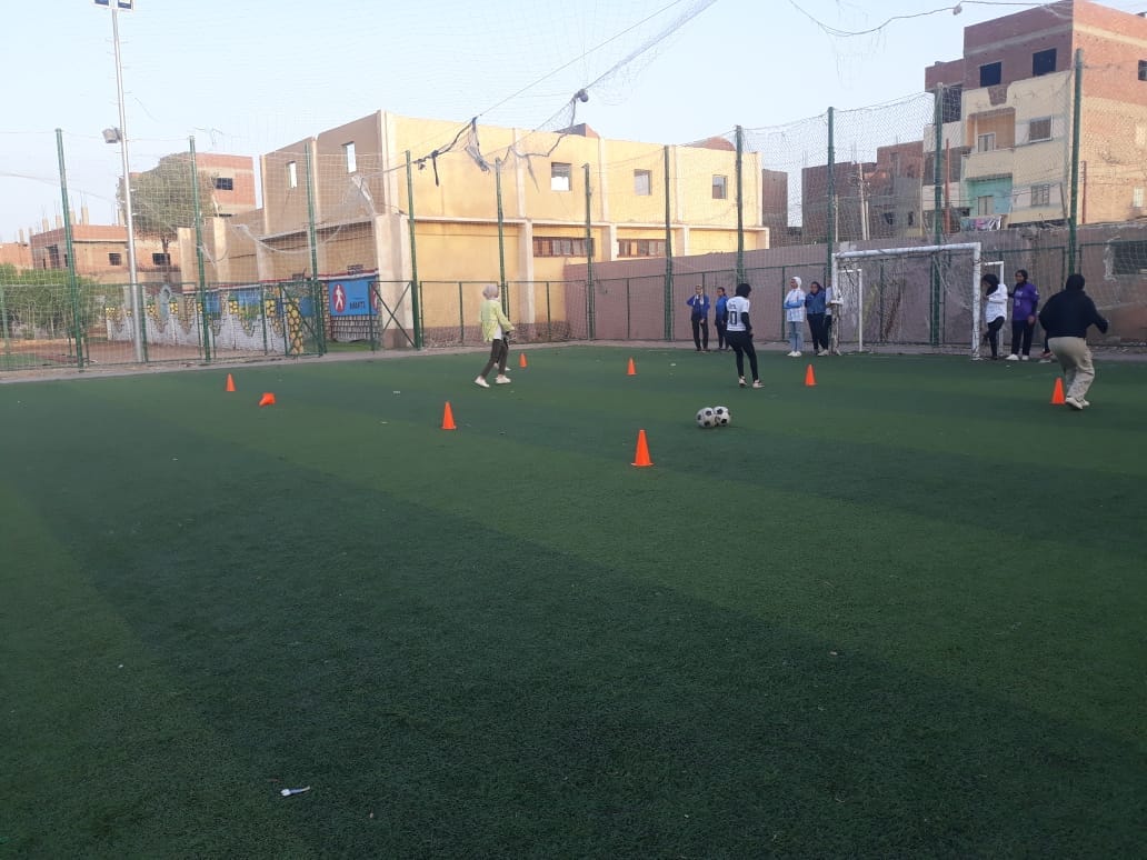 تدريبات المشروع القومى للكرة النسائية