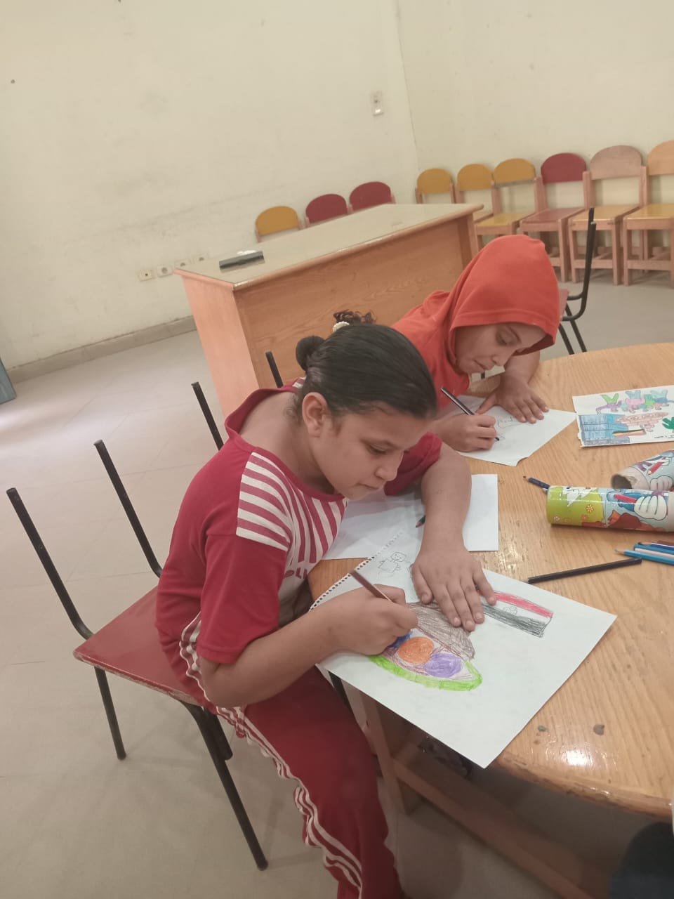 ثقافة موشا تعقد ورشة فنية للأطفال احتفالاً باليوبيل الذهبي لنصر أكتوبر المجيد