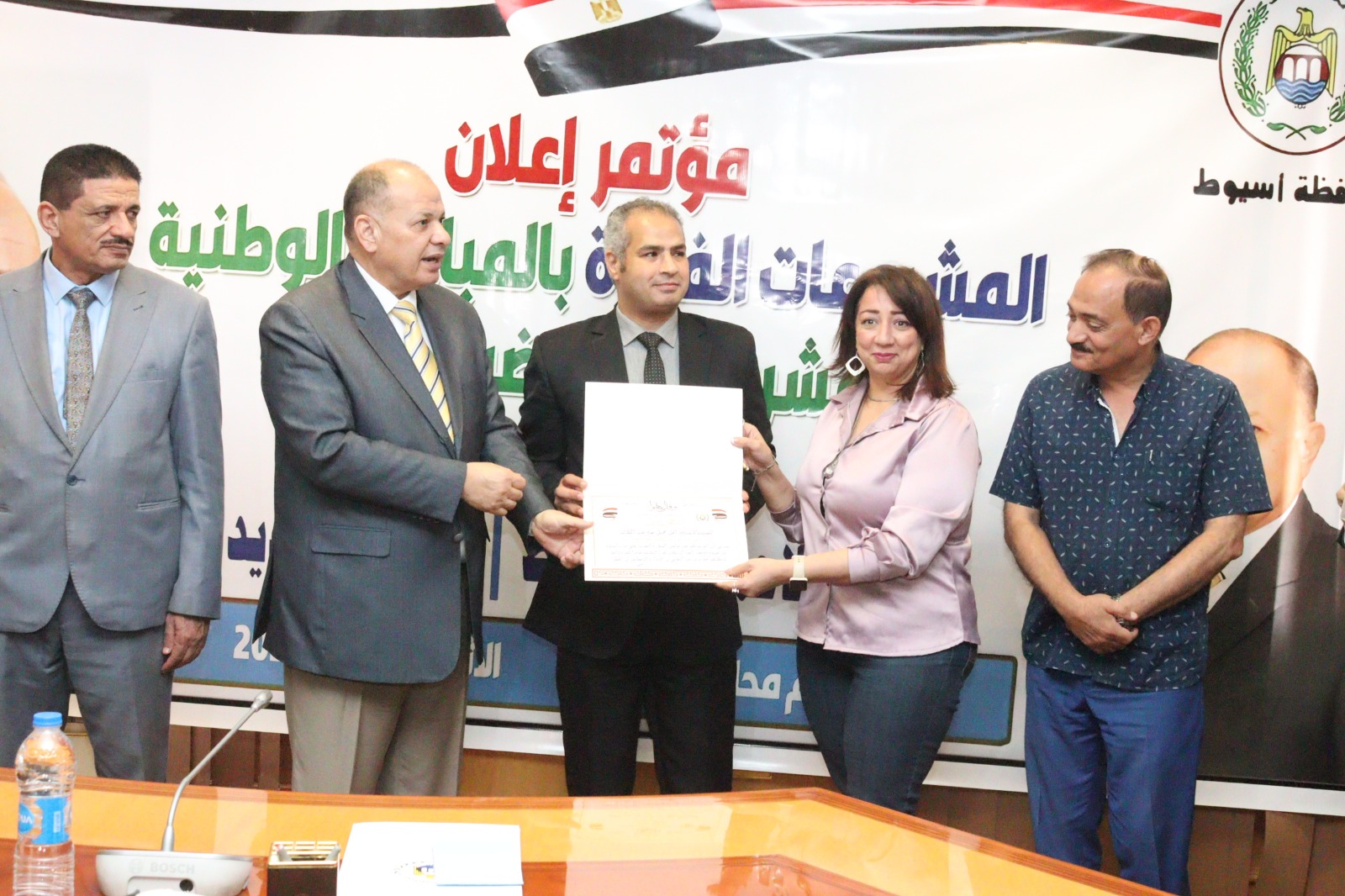 مياه أسيوط تشارك بمشروعين في المبادرة الوطنية لمشروعات الخضراء الذكية 