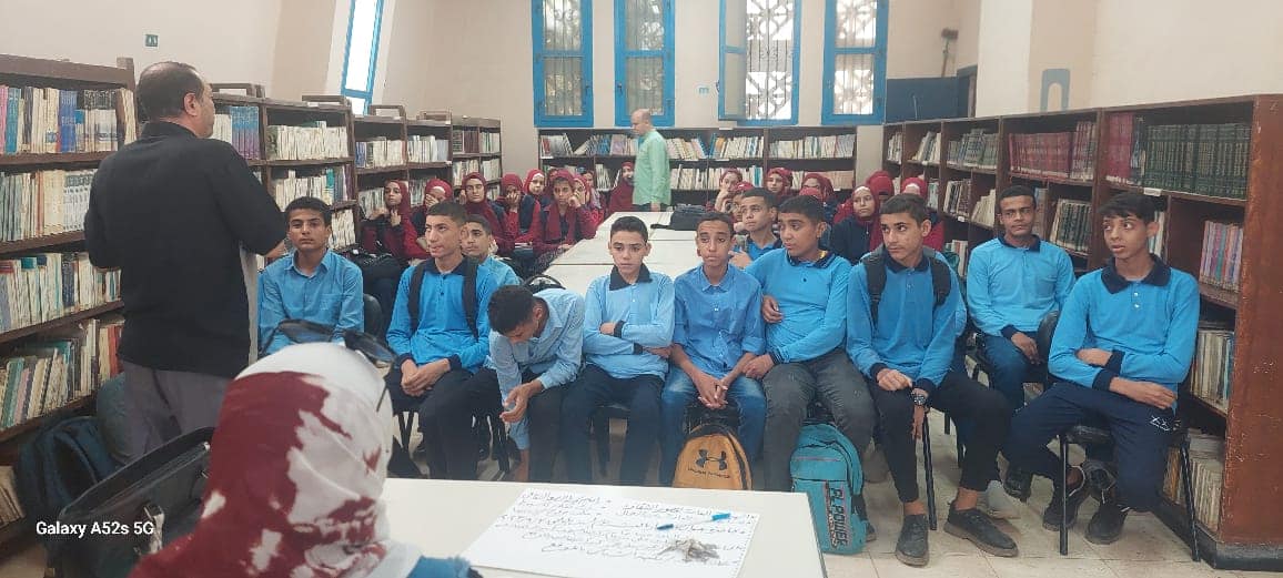 محاضرة تثقيف صحي بمكتبة صلاح شريت بريفا