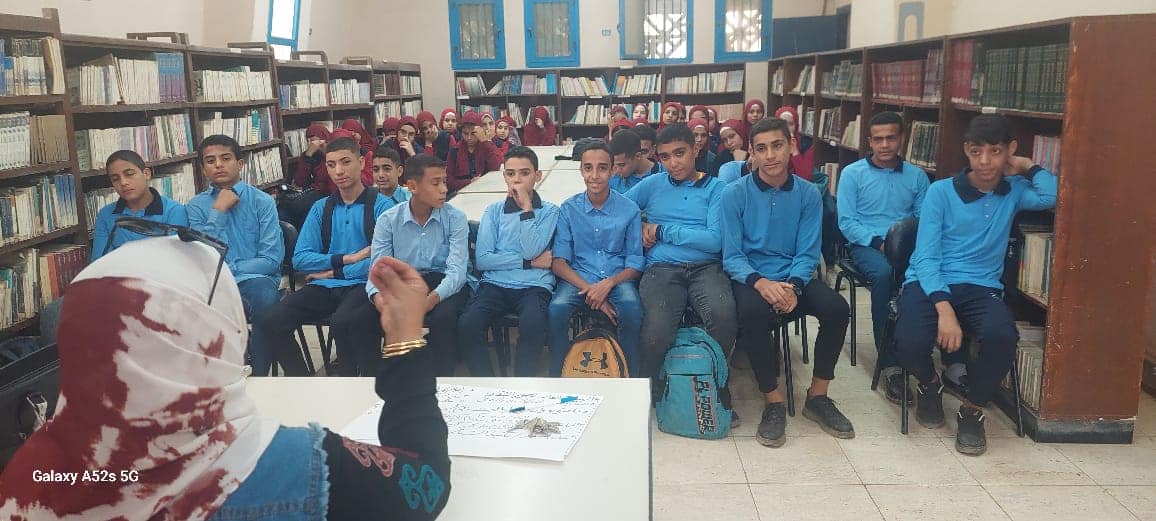 محاضرة تثقيف صحي بمكتبة صلاح شريت بريفا