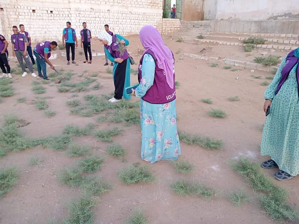 مديرية الشباب والرياضة بالوادي الجديد تنظم معسكر تطوعي مجتمعي بمركز شباب باريس