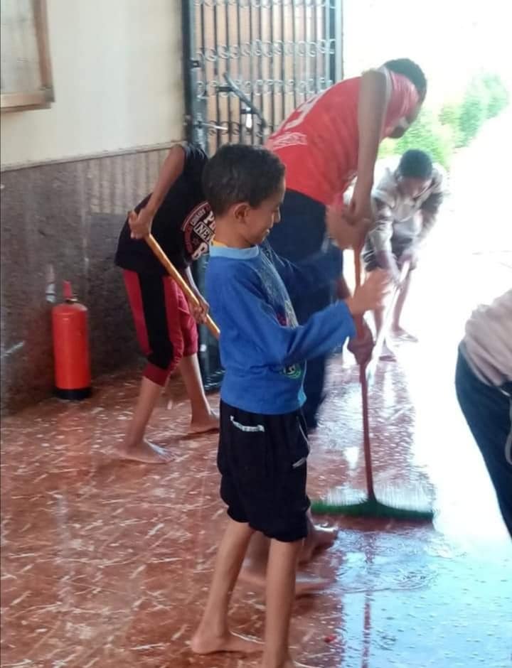 مركز شباب الموهوب بالداخلة ينظم معسكر خدمة عامة