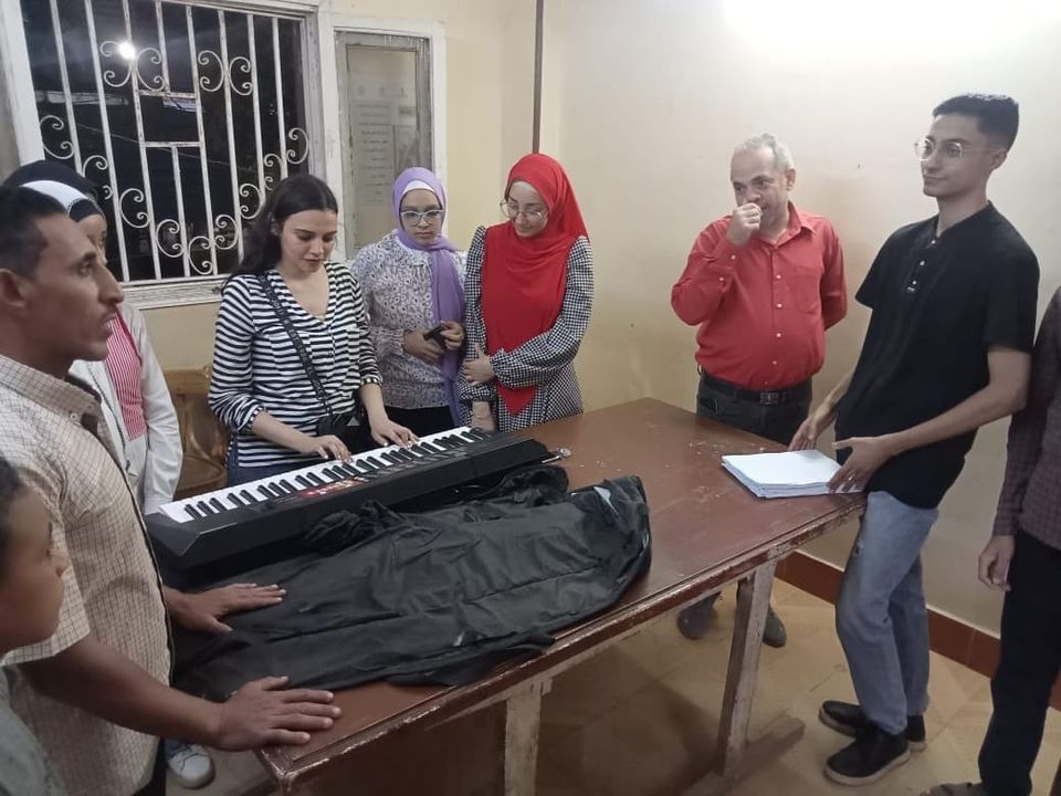 اجتماع مواهب كورال الأطفال في بيت ثقافة صدفا