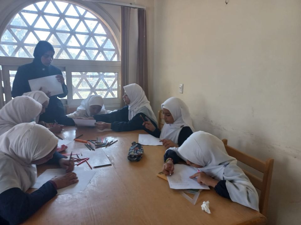 قصر ثقافة جمال عبد الناصر ببني مر بأسيوط ينظم ورشة فنية للأطفال