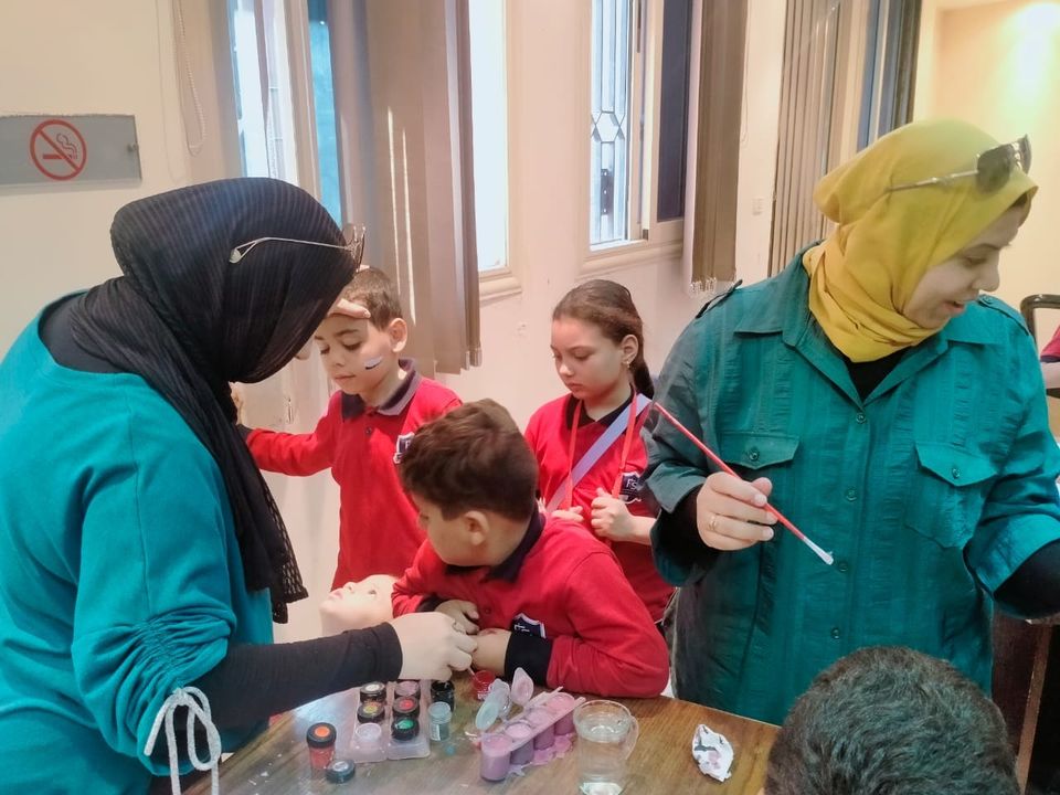 أطفال مدرسة اللفات في ضيافة قصر ثقافة أسيوط