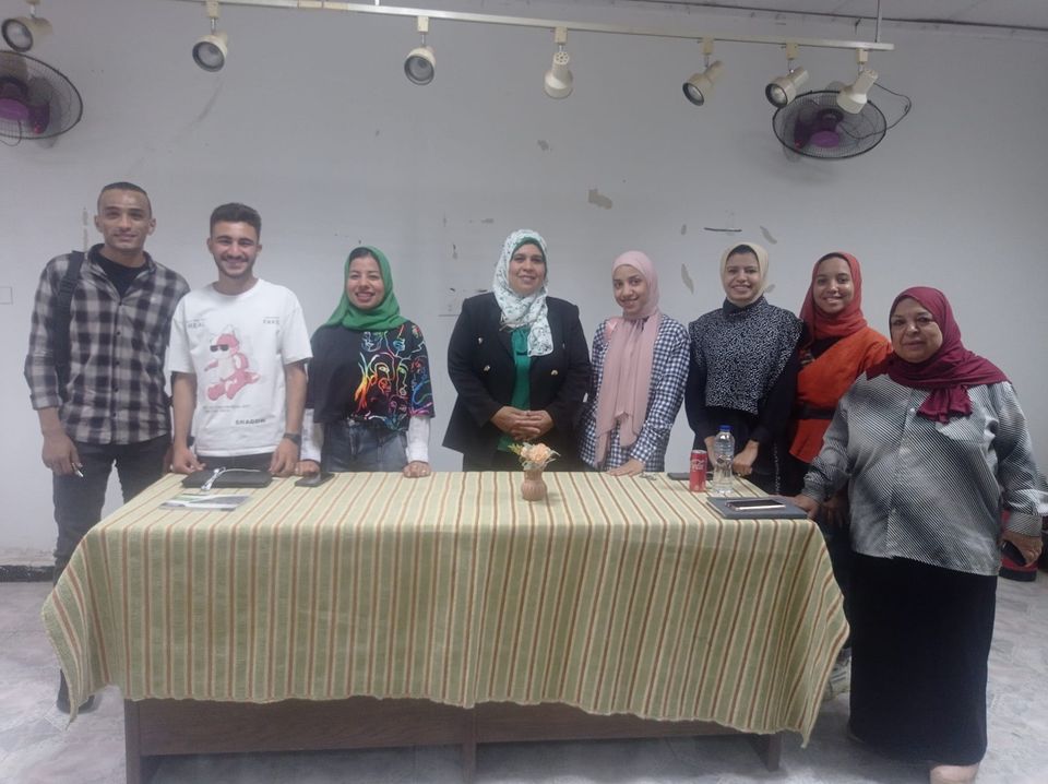 جانب من ورشة حكي بالوادي الجديد