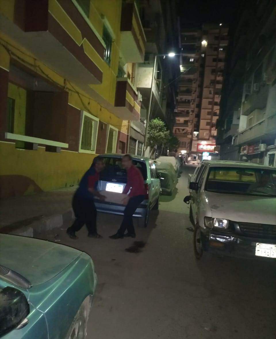 إزالة الحواجز الحديدية ورفع الاشغالات