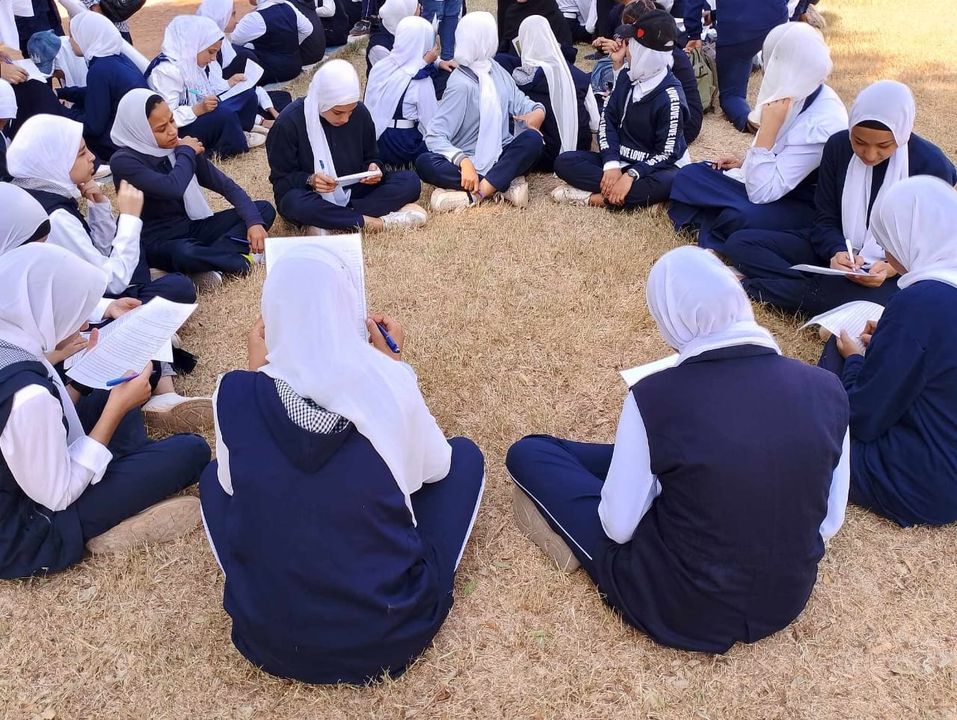 جانب من المعسكر التدريبى لبرنامج الرياضة من أجل التنمية