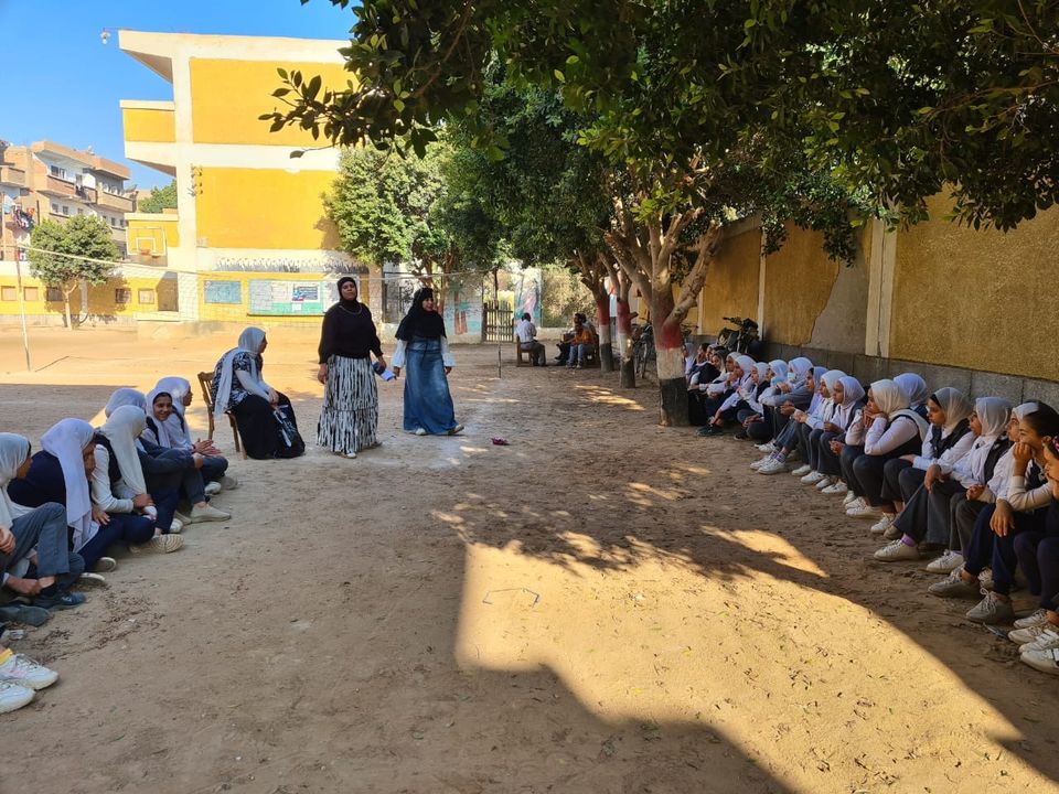 انطلاق فعاليات معسكر برنامج الرياضة من أجل التنمية بمدرسة الاعداديه الجديدة بمنفلوط