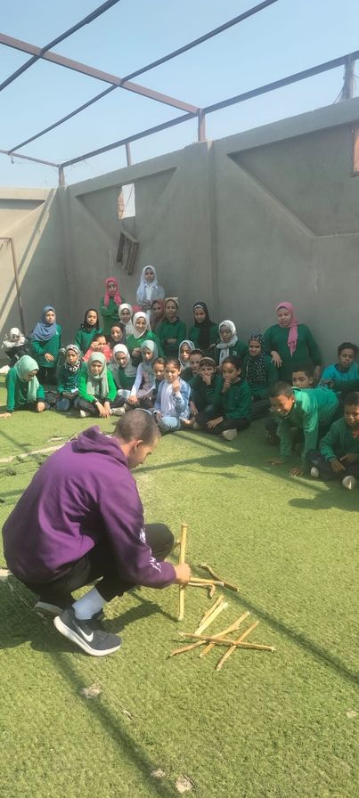 استمرار فعاليات البرنامج الكشفي لتنمية المهارات الكشفية لغير الكشفيين بمدارس أسيوط