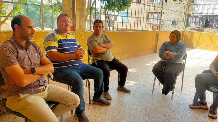 مركز شباب صدفا يتابع انشطه مركز التأهيل والتخاطب وتنمية المهارات والتكامل الحسى