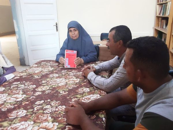 جانب من ورشة حكي بالوادي الجديد