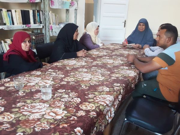 جانب من ورشة حكي بالوادي الجديد