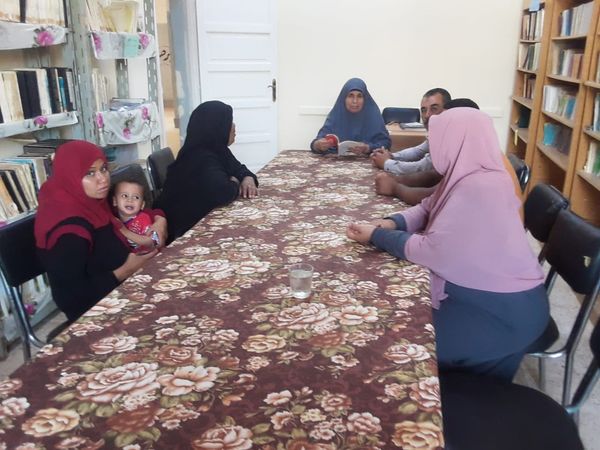 جانب من ورشة حكي بالوادي الجديد