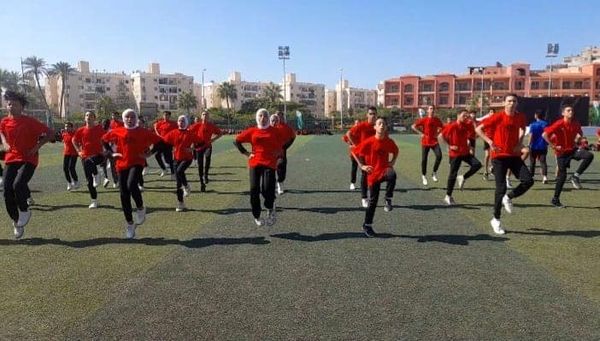 نسور أسيوط تتألق فى عرضها أمام وزير الشباب والرياضة