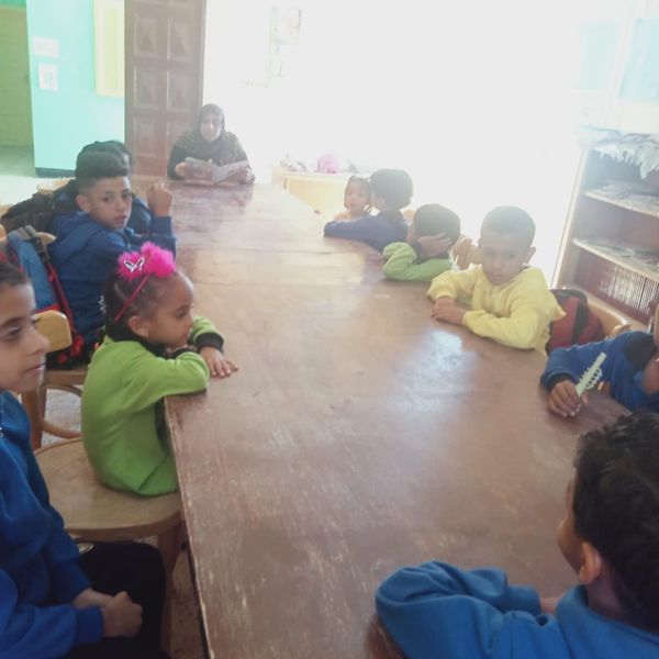 جانب من ورشة حكي بالوادي الجديد