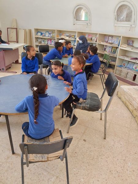 جانب من ورشة حكي بالوادي الجديد