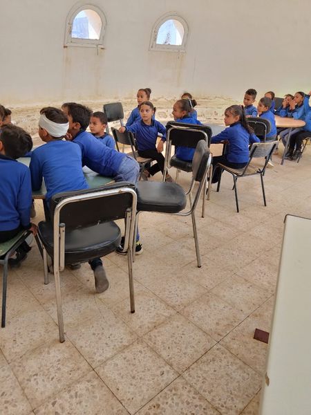 جانب من ورشة حكي بالوادي الجديد