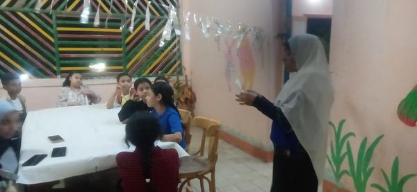 جانب من المسابقة الثقافية فى المعلومات العامة