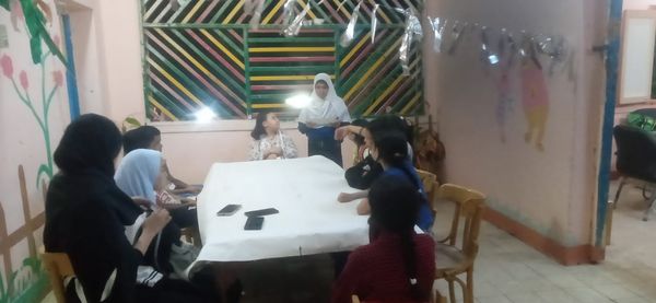 جانب من المسابقة الثقافية فى المعلومات العامة