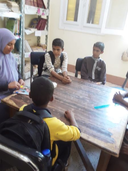 جانب من ورشة حكي بالوادي الجديد