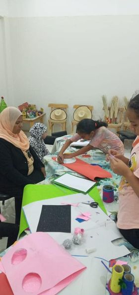 جانب من ورشة فوم للأطفال