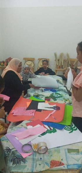 جانب من ورشة فوم للأطفال