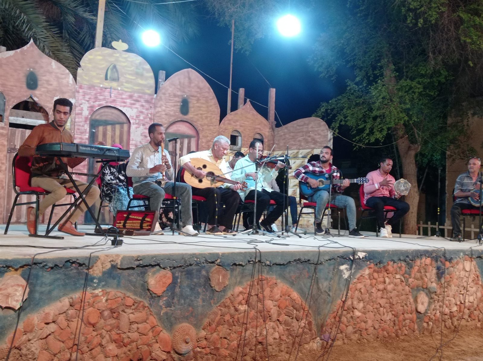 جانب من احتفالية قصر ثقافة الخارجة