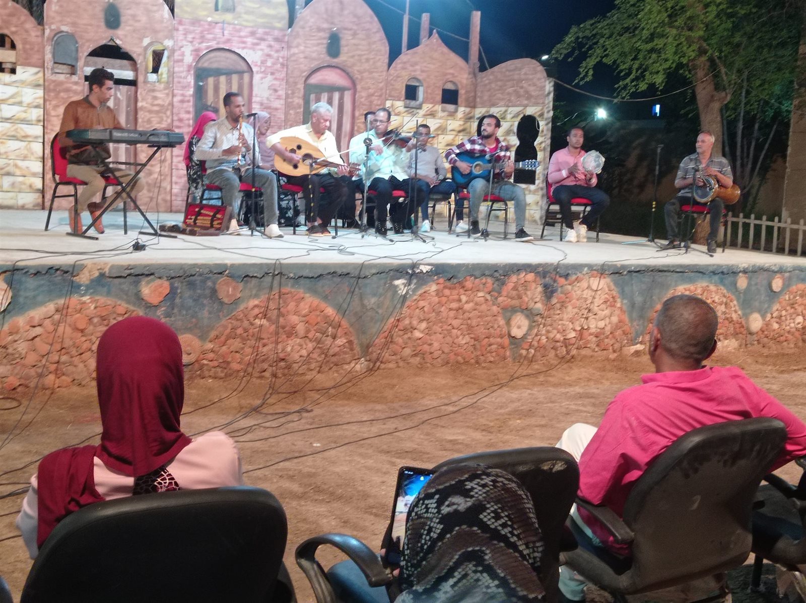 جانب من احتفالية قصر ثقافة الخارجة