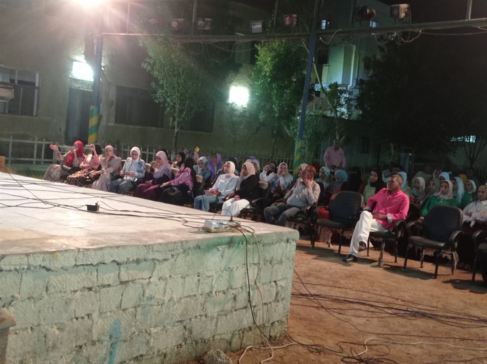 جانب من احتفالية قصر ثقافة الخارجة