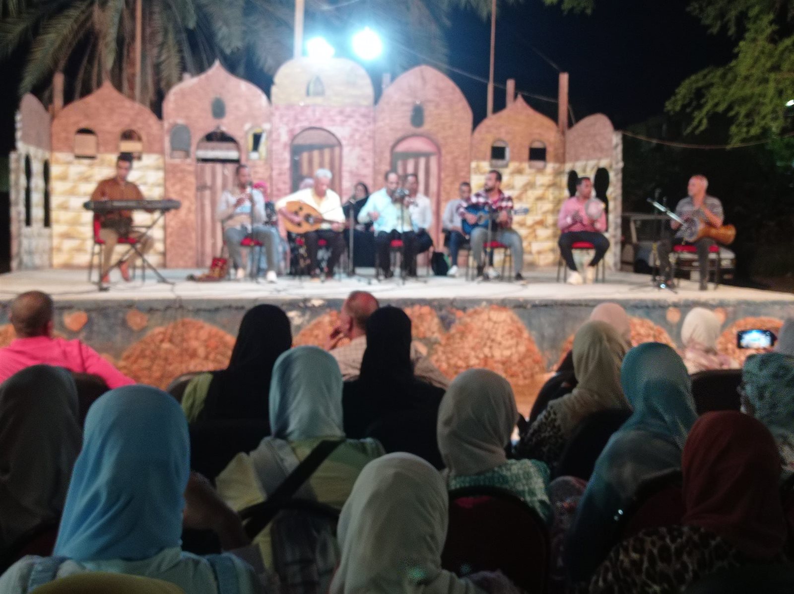 جانب من احتفالية قصر ثقافة الخارجة