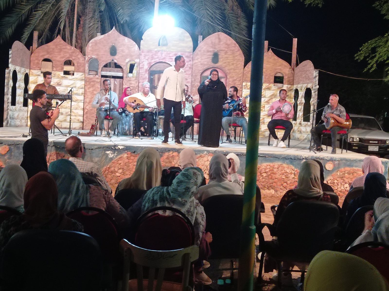 جانب من احتفالية قصر ثقافة الخارجة