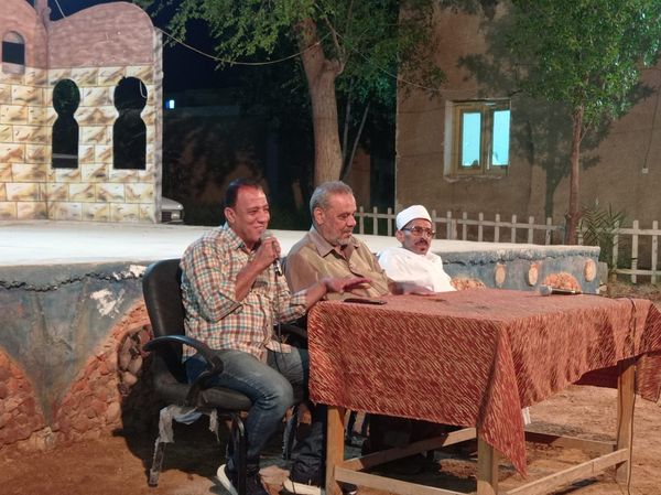 جانب من احتفالية قصر ثقافة الخارجة