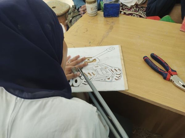 جانب من ورشة 