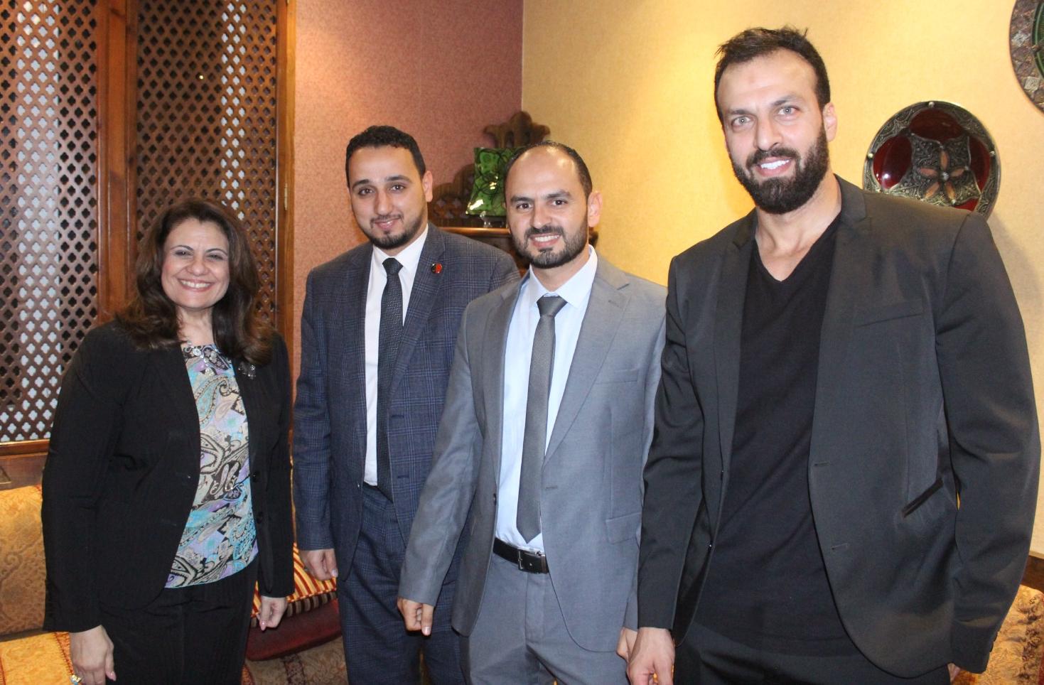 اجتماع وزيرة الهجرة بأقطاب الجالية المصرية في السعودية 