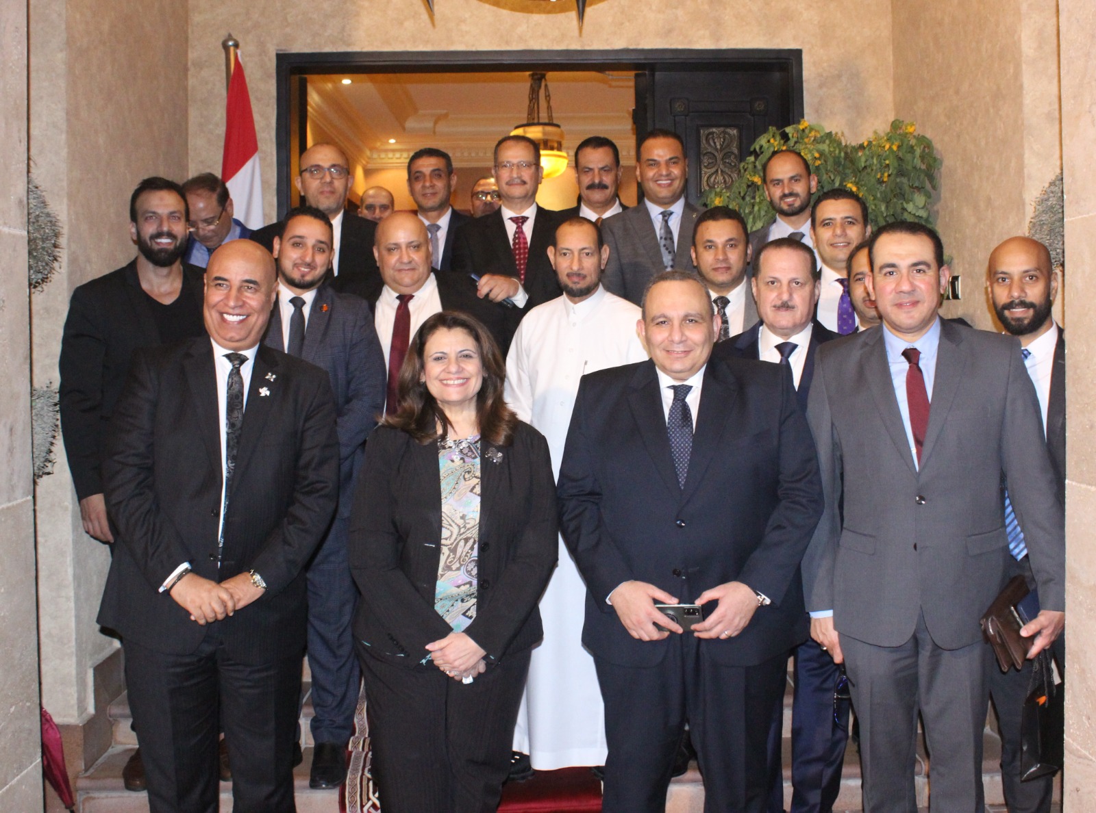 اجتماع وزيرة الهجرة بأقطاب الجالية المصرية في السعودية 