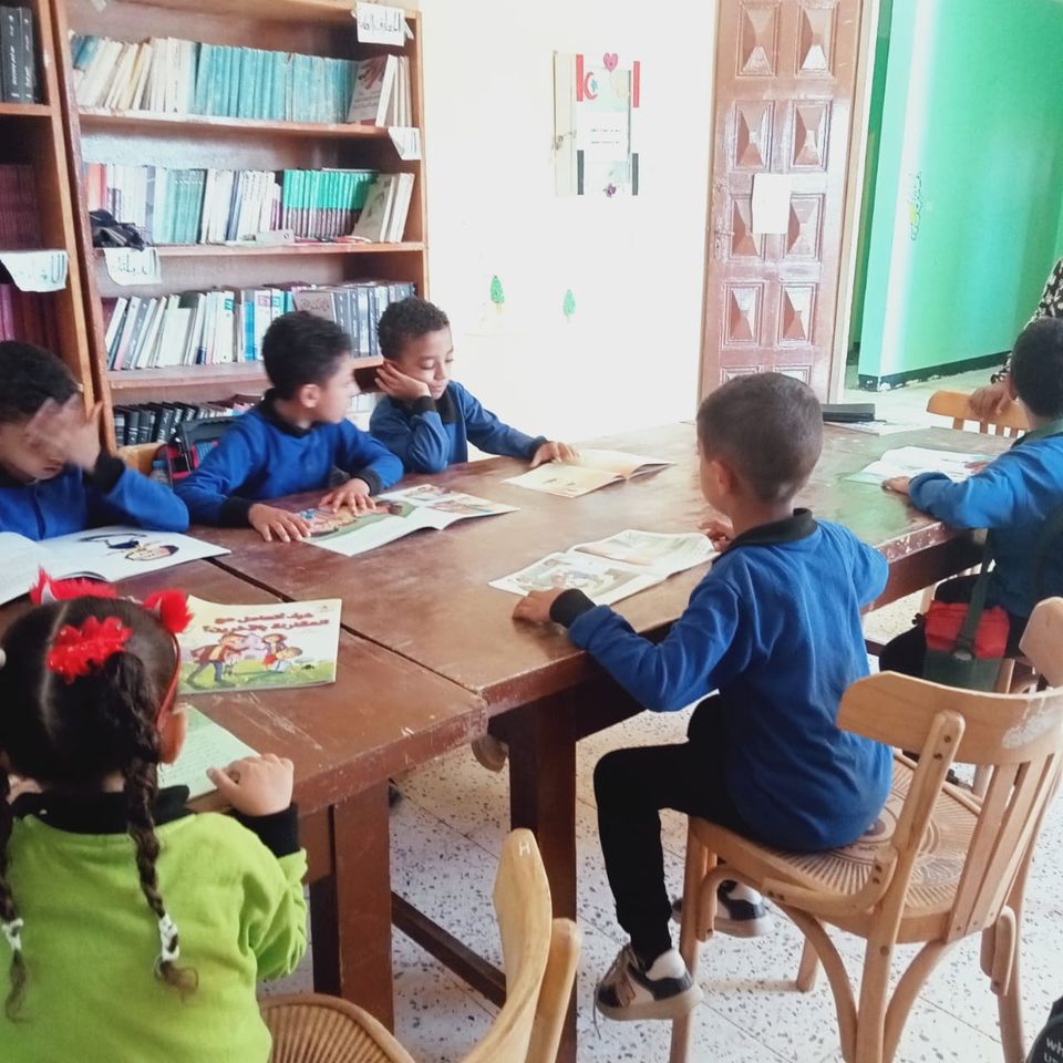 جانب من القراءة الحرة للاطفال