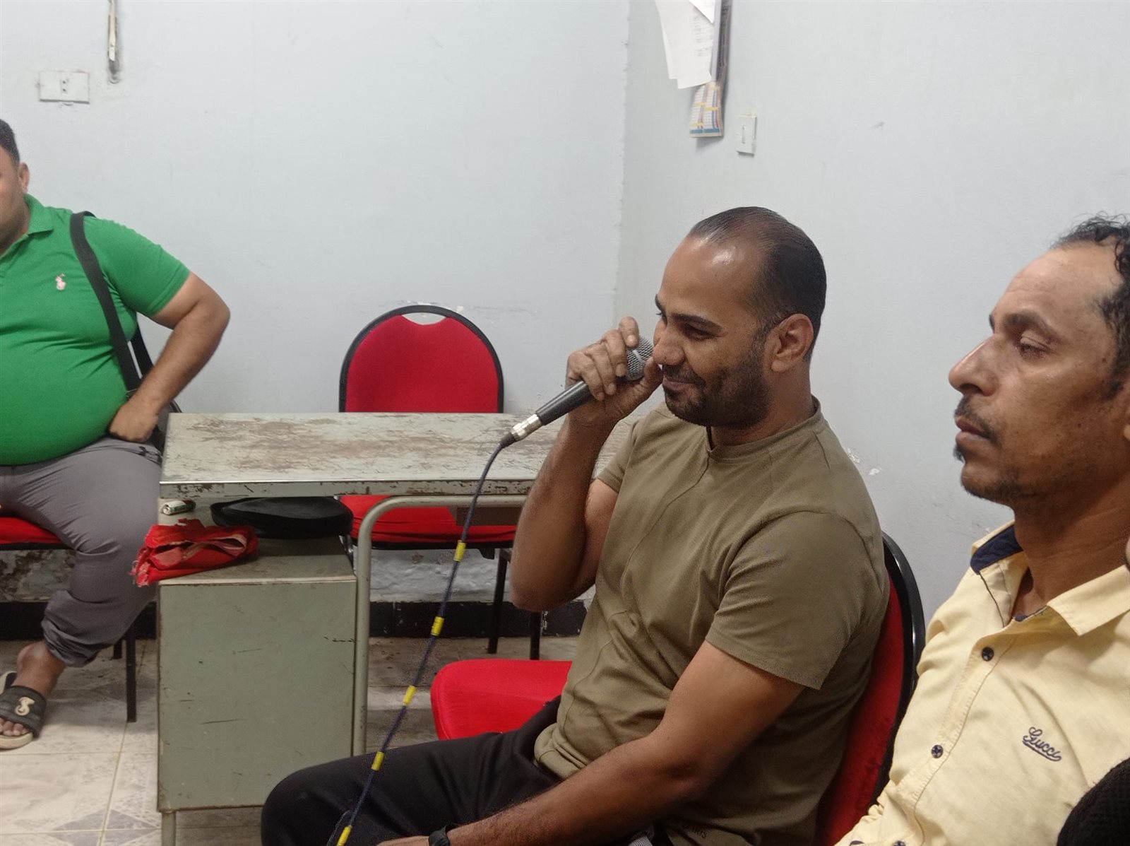 جانب من بروفات فرقة الموسيقى العربية